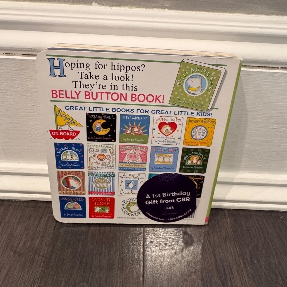 Belly Button Book Kids Board Book Infant Toddler